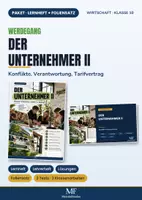 Vorschau - Präsentationen/Tafelbilder - Tarifvertrag & Interessenkonflikte – Komplettpaket Wirtschaft Klasse 10: Lernheft, Foliensatz, Tests | Werdegang - Deckblatt