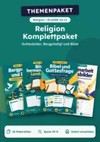 Vorschau - Arbeitsblätter - Gottesbilder, Komplettpaket Religion, Klasse 10-11 - Deckblatt