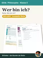 Vorschau - Stundenentwürfe - Wer bin ich? inklusiv – Paket Kl. 5 (PP) - Deckblatt