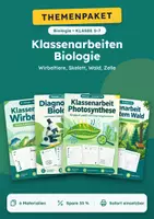 Vorschau - Arbeitsblätter - Klassenarbeiten Biologie Klasse 5-7: Wirbeltiere, Zelle - Deckblatt