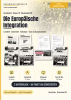 Vorschau - Unterrichtsreihen - Die Europäische Integration – Komplettpaket Geschichte Klasse 10: Lernheft, Foliensatz, Tests | Geschichtsträchtig - Deckblatt