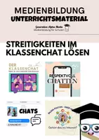 Vorschau - Arbeitsblätter - Materialpaket - Streit im Klassenchat lösen - Deckblatt