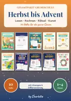 Vorschau - Arbeitsblätter - Gesamtpaket Grundschule Herbst bis Advent | 10 Hefte | Lesen, Rechnen, Rätsel & Kunst - Deckblatt