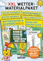 Vorschau - Arbeitsblätter - Wetter-Materialpaket XXL ☀️🌦️🌡️ Komplette Unterrichtsreihe zum Thema Wetter | Grundschule - Deckblatt
