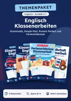 Vorschau - Arbeitsblätter - Grammatik, Klassenarbeiten-Set Englisch, Klasse 6-7 - Deckblatt