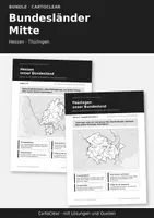 Vorschau - Unterrichtsreihen - Paket Mitte: Hessen, Thüringen, Kl. 3/4: unser Bundesland - Deckblatt