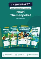 Vorschau - Arbeitsblätter - Kennzeichen, Themenpaket NaWi, Klasse 6 - Deckblatt
