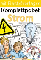 Vorschau - Unterrichtsreihen - Wachsendes Komplettpaket Strom /Elektrizität - Deckblatt