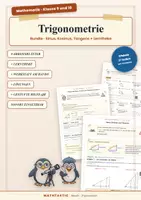 Vorschau - Stationenlernen - Trigonometrie Klasse 9 und 10 – Bundle mit Lerntheke - Deckblatt