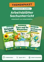 Vorschau - Arbeitsblätter - Arbeitsblätter, Paket mit 3 Materialien, Klasse 4 - Deckblatt