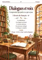 Aperçu - Feuilles d'exercices - Dialogues et voix : 5 livrets de français 6e - Page de couverture