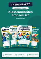 Vorschau - Test - Klassenarbeiten Franz., Paket mit 8 Materialien, Klasse 7 - Deckblatt