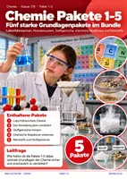 Vorschau - Unterrichtsreihen - Chemie Grundlagenpaket Klasse 7/8 | 5 komplette Module zu Labor, Periodensystem, Stoffgemischen & chemischen Reaktionen - Deckblatt