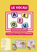 anteprima - Esercizi - LE VOCALI: STACCA, ATTACCA E IMPARA! – PRIMO E SECONDO LIVELLO - Pagina di copertina