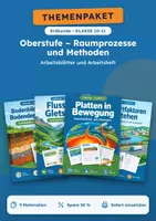 Vorschau - Arbeitsblätter - Raumprozesse Erdkunde, Paket mit 9 Materialien, Klasse 10-11 - Deckblatt