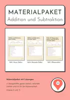 Vorschau - Stundenentwürfe - Ganze und rationale Zahlen addieren und subtrahieren - Deckblatt