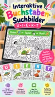 Vorschau - Arbeitsblätter - Interaktive Buchstaben - Suchbilder für das Smartboards (U-I-E-T-R) - Deckblatt