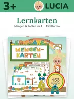 Vorschau - Fördermaterial/Inklusion - Lernkarten Mengen & Zahlen bis 4 – 153 Karten ab 3 Jahren | Klammer- und Bündelkarten | Kita, Vorschule - Deckblatt