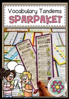 Vorschau - Fördermaterial/Inklusion - English Vocabulary Tandem Activities – Wortschatz üben | Tandembögen für Partnerarbeit | Sparpaket 3.–6. Klasse - Deckblatt