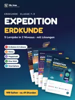 Vorschau - Unterrichtsreihen - Erdkunde-Bundle 7–9: 5 Lernjobs – Klima, Erdbeben, Migration - Deckblatt