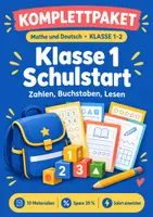 Vorschau - Arbeitsblätter - Grundschule Klasse 1 Schulstart Komplett - Deckblatt