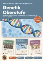 Vorschau - Stundenentwürfe - Genetik Oberstufe – ganze Reihe, 15 Einheiten - Deckblatt