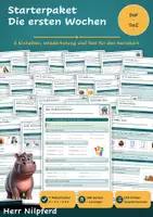 Vorschau - Arbeitsblätter - DaZ/DaF A1: Starterpaket, die ersten Wochen - Deckblatt