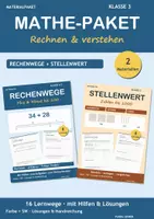 Vorschau - Arbeitsblätter - Mathe 3 – Rechenwege und Stellenwert - Deckblatt