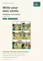 Vorschau - Stundenentwürfe - Eigene Comics schreiben | Englisch Paket Klasse 3-8 | 6 Comics - Deckblatt