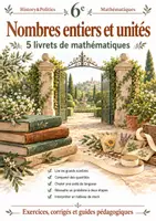 Aperçu - Feuilles d'exercices - Nombres entiers et unités : 5 livrets 6e - Page de couverture