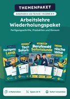 Vorschau - Arbeitsblätter - Produktion, Wiederholungspaket Arbeitslehre, Klasse 8-9 - Deckblatt