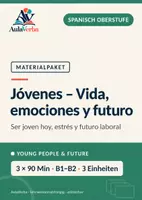 Vorschau - Stundenentwürfe - Jóvenes – Vida, emociones y futuro | Spanisch Oberstufe | 3 × 90 Min - Deckblatt