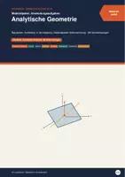 Vorschau - Arbeitsblätter - Analytische Geometrie: Bauwesen, Architektur & Vermessung | Materialpaket Vektorrechnung - Deckblatt