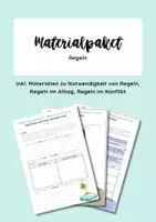 Vorschau - Stundenentwürfe - Materialpaket Regeln - Einstieg, Alltag und Konflikte - Deckblatt
