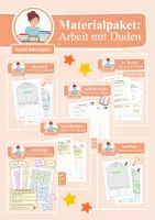 Vorschau - Arbeitsblätter - Wachsendes Materialpaket: Im Duden nachschlagen / Arbeit mit dem Wörterbuch - Deckblatt