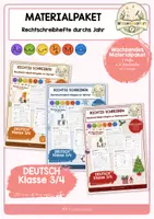 Vorschau - Unterrichtsreihen - Wachsendes Materialpaket - FRESCH Rechtschreibung Arbeitshefte Klasse 3/4 - Deckblatt