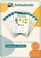 Vorschau - Unterrichtsreihen - Deutsch Klasse 2 komplett - Deckblatt