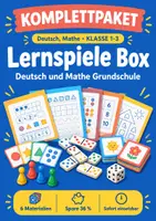 Vorschau - Arbeitsblätter - Lernspiele-Box Grundschule, Deutsch, Mathe, Klasse 1-3 - Deckblatt