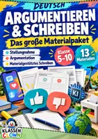 Vorschau - Arbeitsblätter - Argumentieren Klasse 5 6 7 8 9 10 - Deckblatt