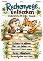 Vorschau - Arbeitsblätter - Addition und Subtraktion – 5 Hefte Klasse 2 - Deckblatt