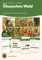 Vorschau - Stundenentwürfe - Ökosystem Wald Stockwerke Umweltfaktoren Waldboden Biologie Klasse 7 8 | Paket 5 Unterrichtsstunden 80 Seiten mit Lösungen | Boarding Pass, Exit-Ticket, Übungen | Netz des Lebens Paket A - Deckblatt