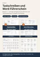 Vorschau - Arbeitsblätter - Tastschreiben und Word Führerschein Klasse 5–7 – Paket für den Computerraum - Deckblatt