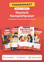 Vorschau - Arbeitsblätter - Buchstaben, Komplettpaket Deutsch, Klasse 1 - Deckblatt