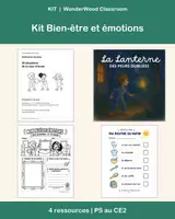 Aperçu - Feuilles d'exercices - Kit Bien-être et émotions : scénarios sociaux, album, cahier d'arts et routines visuelles (PS au CE2) - Page de couverture