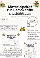 Vorschau - Stundenentwürfe - Demokratie - MATERIALPAKET | "Im Dschungel wird gewählt" (Klasse 3-4 - Deckblatt