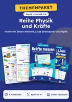 Vorschau - Arbeitsblätter - Themenreihe Physik und Kräfte, Klasse 7-8 - Deckblatt
