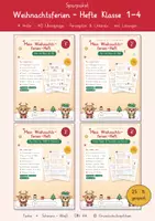 Vorschau - Arbeitsblätter - Sparpaket Weihnachtsferienhefte Mathe Klasse 1–4 - Deckblatt