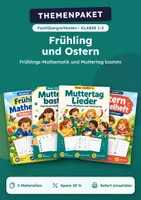 Vorschau - Arbeitsblätter - Frühlings-Mathematik, Frühlings- und Osterpaket, Klasse 1-2 - Deckblatt