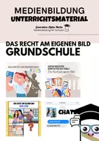 Vorschau - Mal- und Bastelvorlagen - Materialpaket - Das Recht am eigenen Bild - Deckblatt