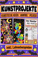 Vorschau - Arbeitsblätter - Materialpaket: Picasso an Halloween - Deckblatt